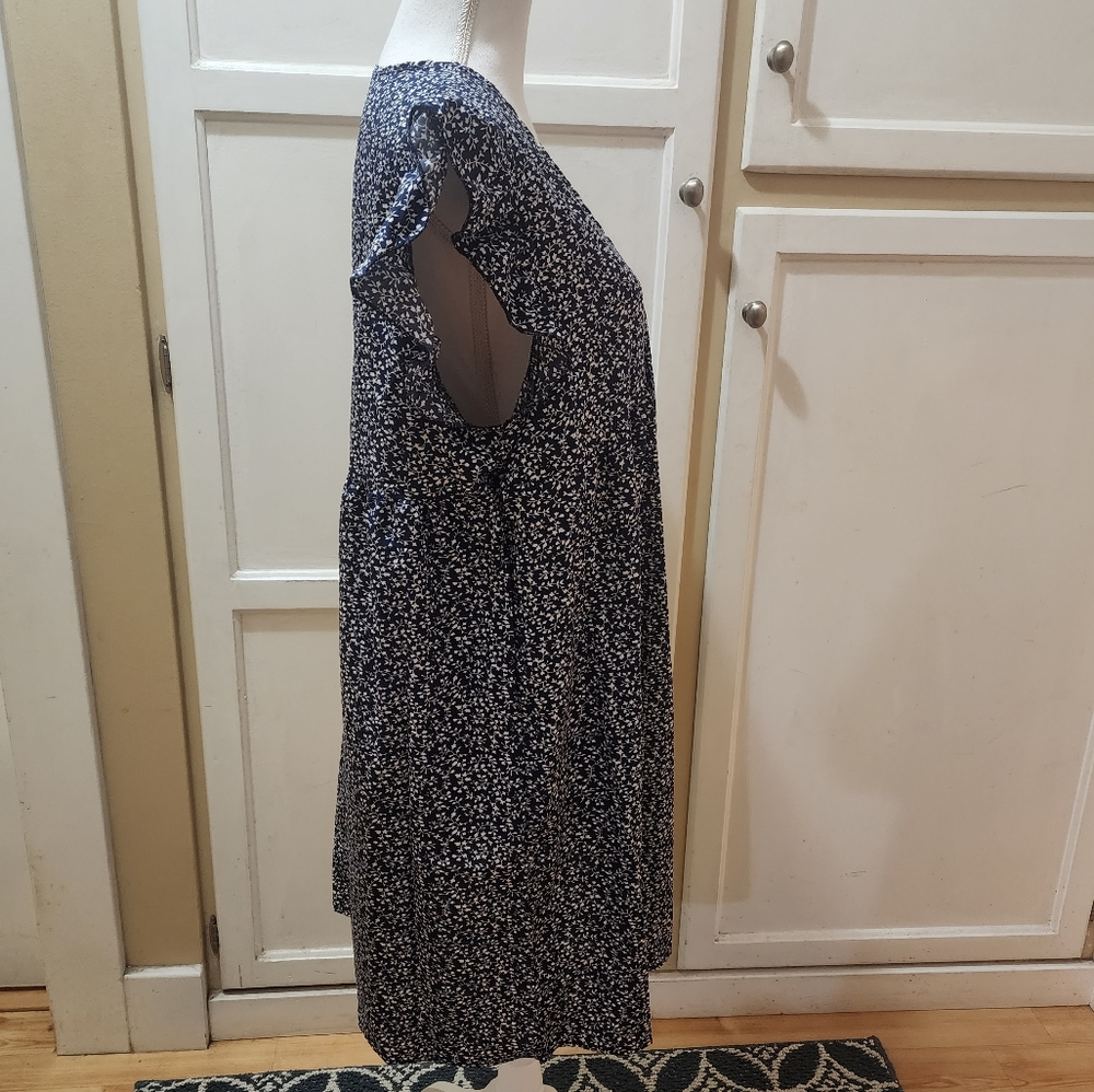 RANLEGE Women's Ditsy Floral Tunic Dress NWOT - Picture 6 of 13